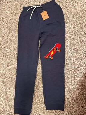 Mini Boden Boys’ Skateboard Joggers Navy Blue – 9-10Y – NWT